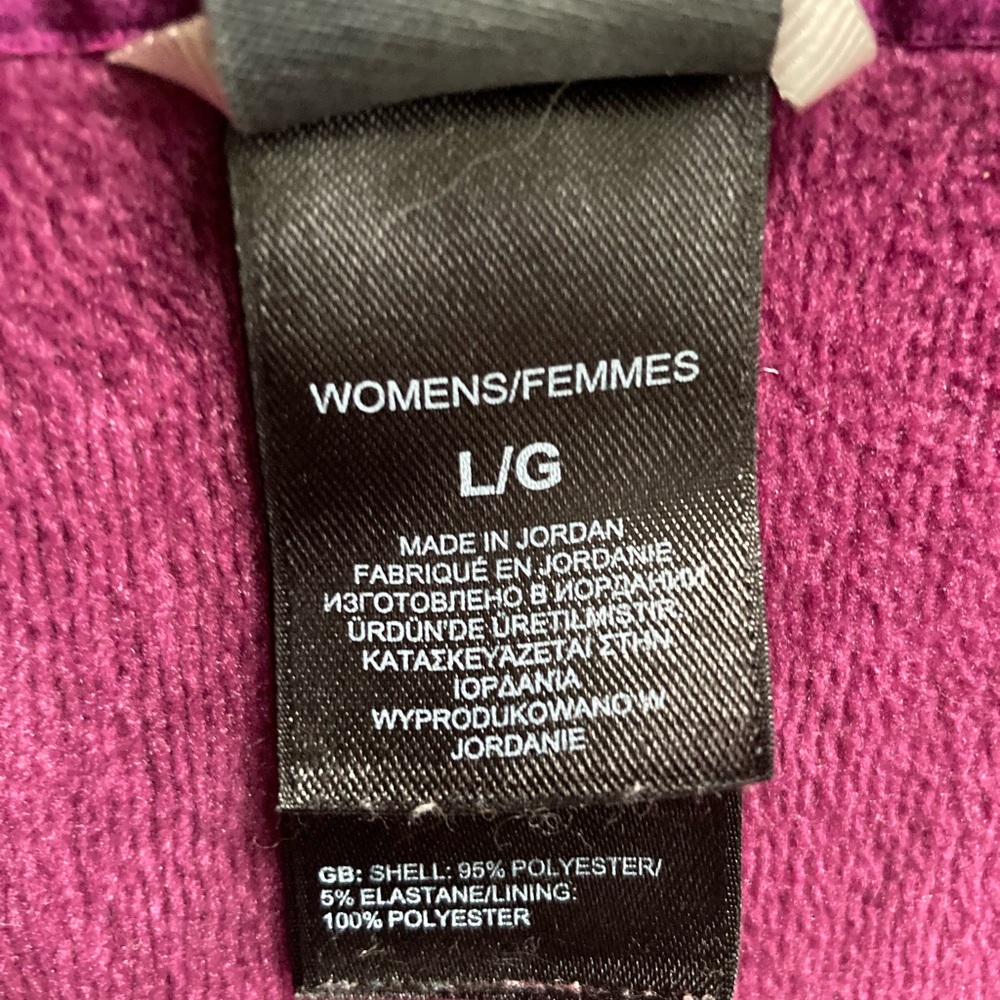 North Face Purple Full-Zip Jacket - Picture 8 of 9